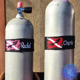 Mermaid Dive Flag - Personalized Tank Band