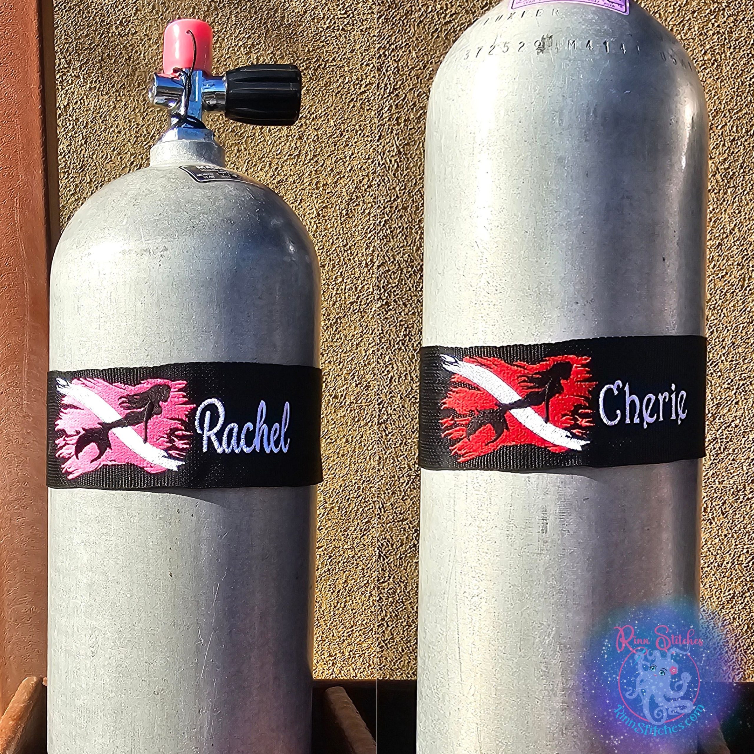 Mermaid Dive Flag - Personalized Tank Band