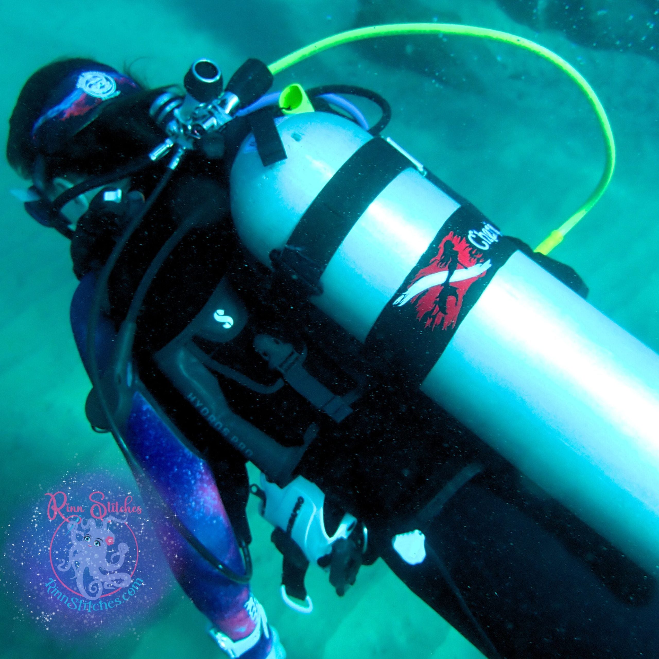 Mermaid Dive Flag - Personalized Tank Band - Image 5