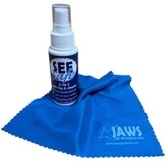 SEEsafe 2 in 1 Antifog & Cleaner With JAWScloth (1 Pack)