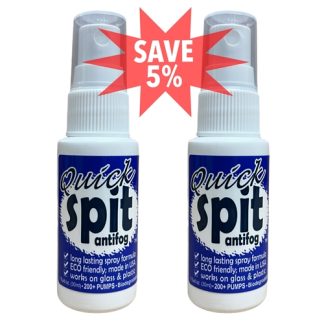 Quick Spit Antifog Spray (2 Pack)