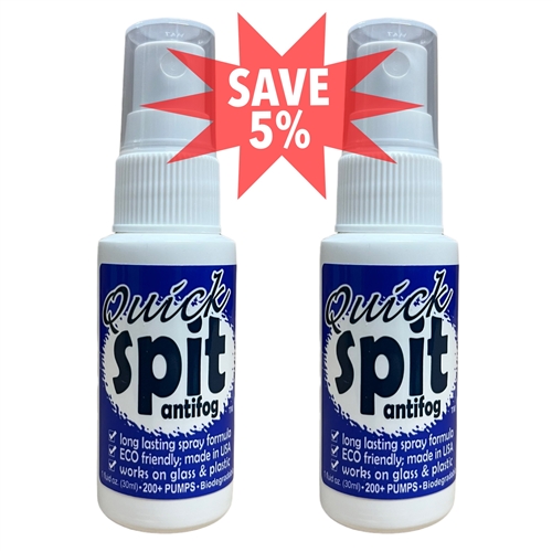 Quick Spit Antifog Spray (2 Pack)