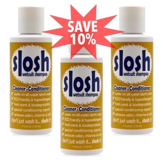 Slosh Wetsuit Shampoo (Regular Size 3 Pack)