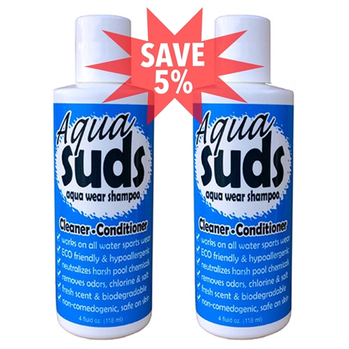 Aqua Suds Aqua Wear Shampoo (Regular Size 2 Pack)