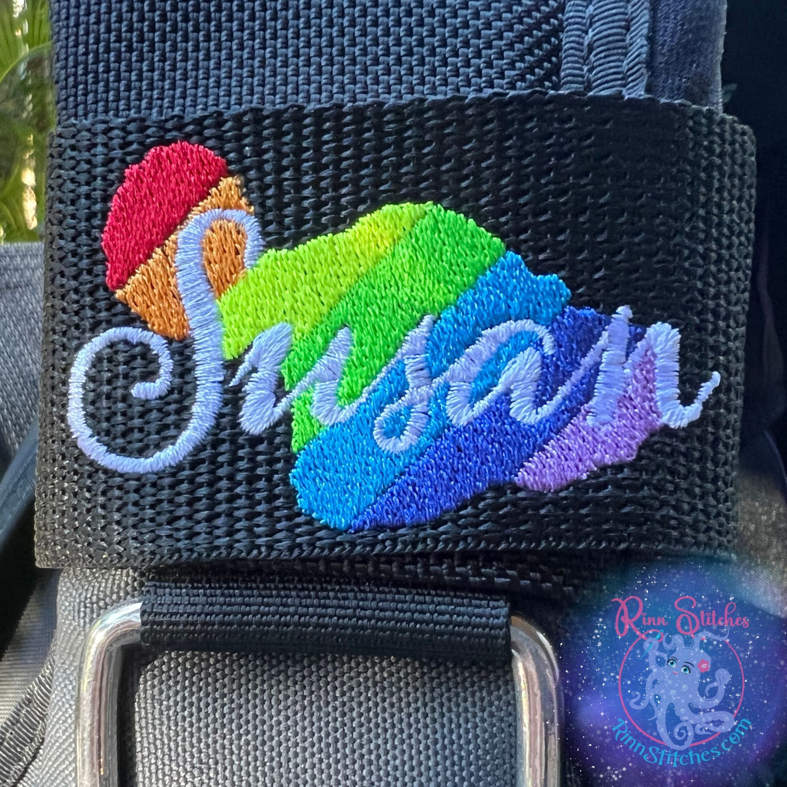 Rainbow Maui Personalized BCD Tag