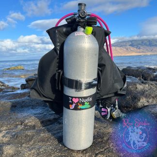 I Heart Nudis Scuba Tank Band