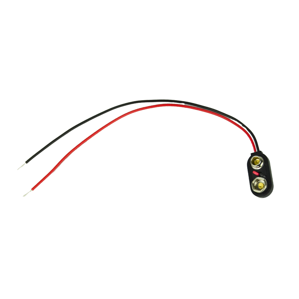 Battery Snap Connector 9V To Bare Wire