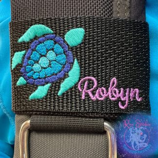 Sea Turtle Design Personalized BCD Tag