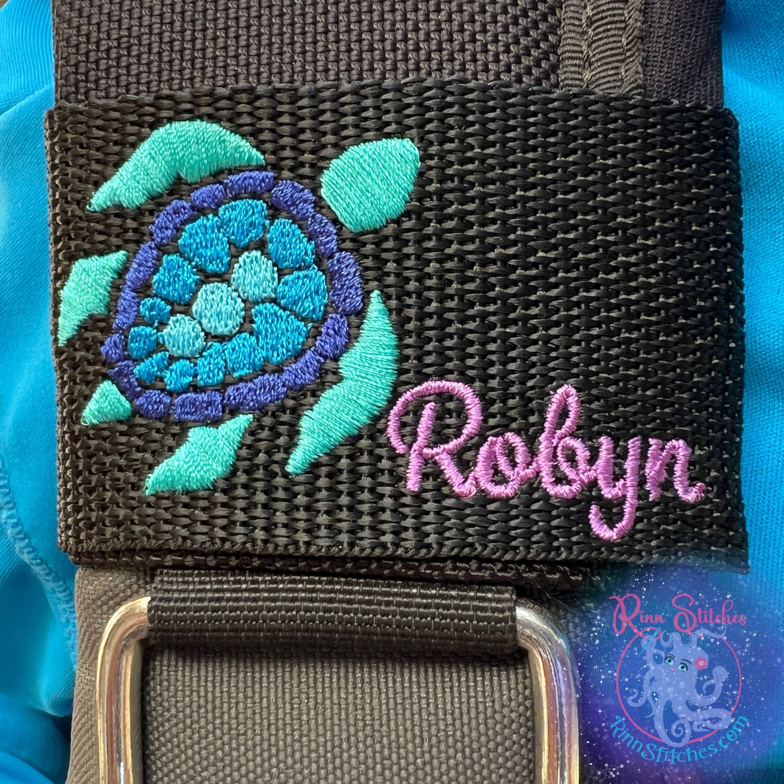 Sea Turtle Design Personalized BCD Tag