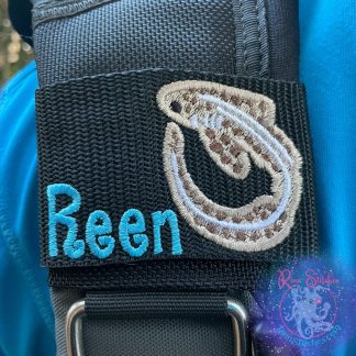 Zebra Shark Personalized BCD Id Tag