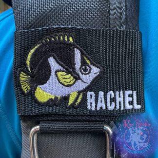 Tinker Butterfly Fish Personalized BCD Tag
