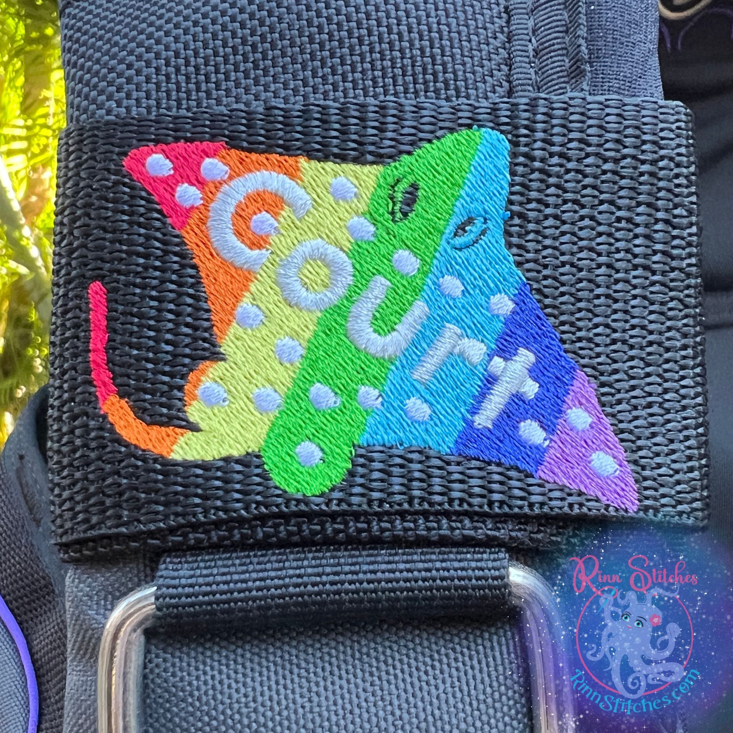 Rainbow Eagle Ray Personalized BCD Tag