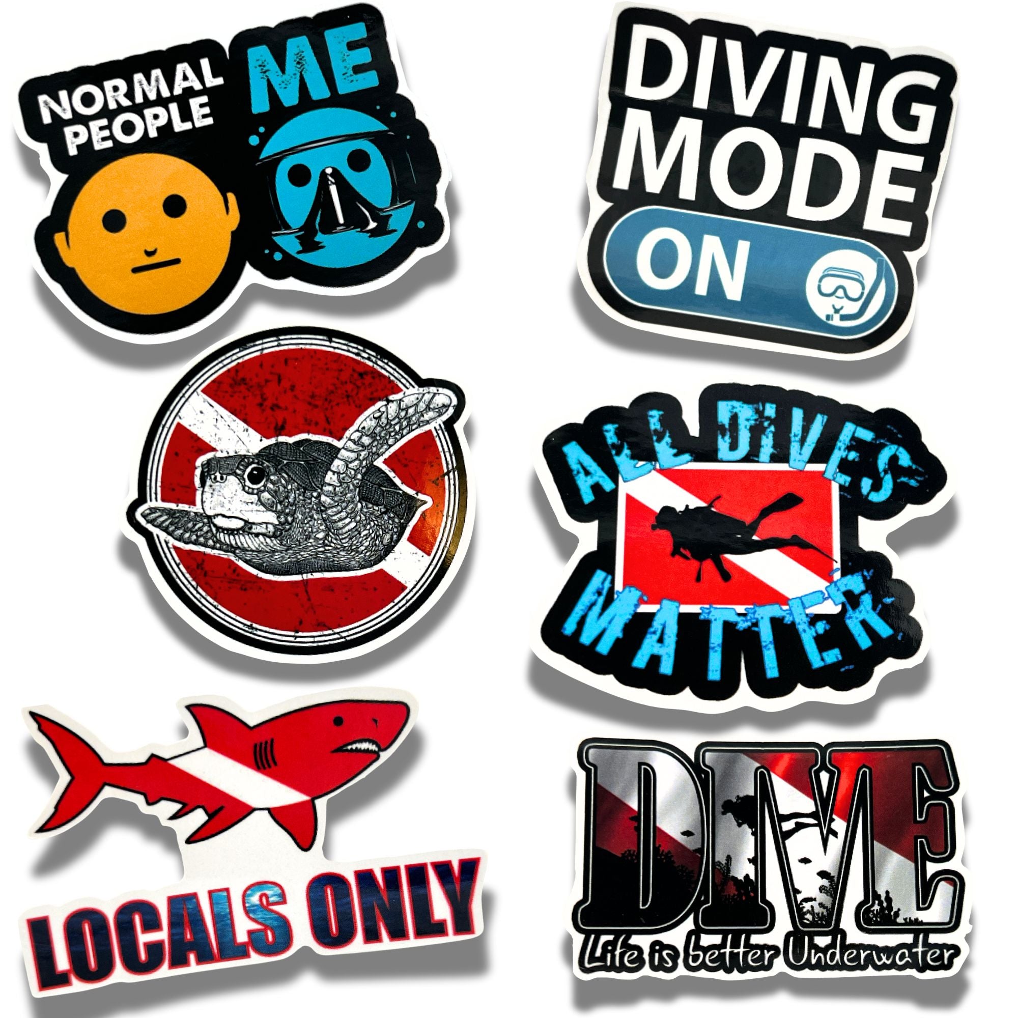 Vinyl Sticker - 6 Pack