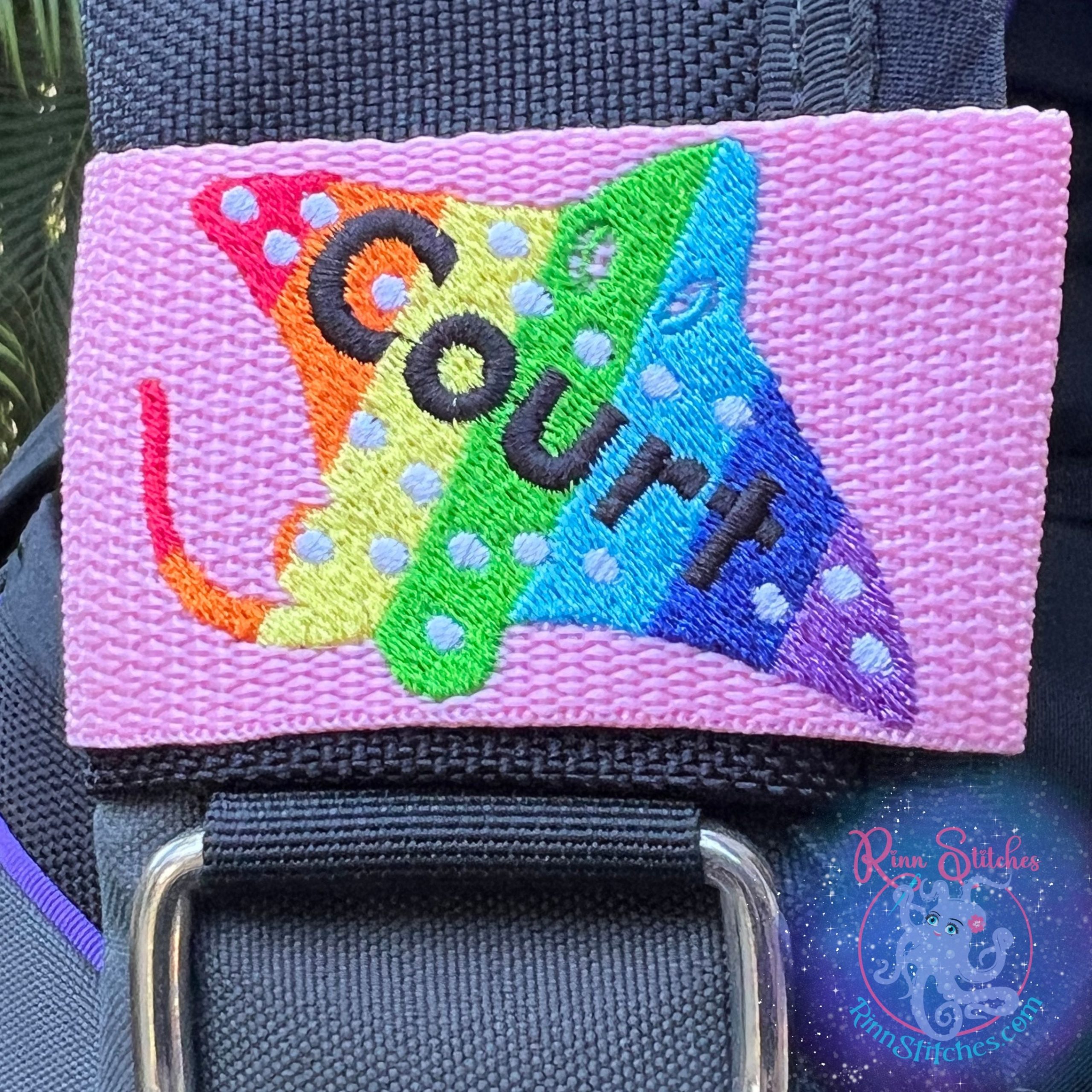 Rainbow Eagle Ray Personalized BCD Tag - Image 2
