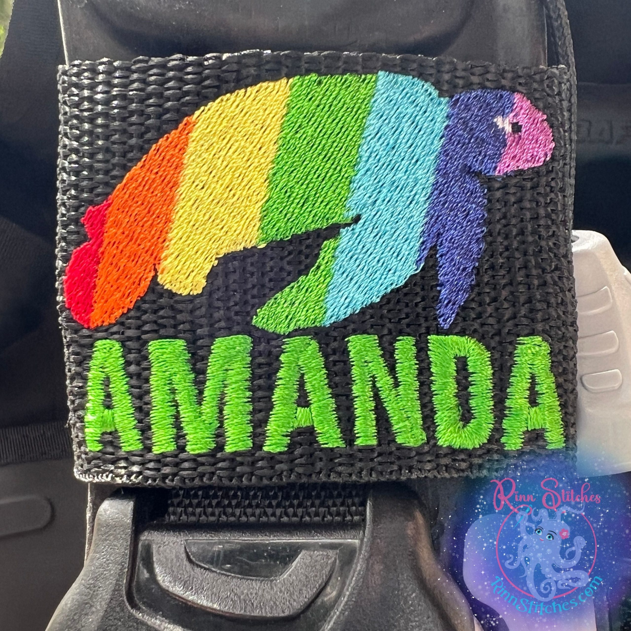 Rainbow Sea Turtle Pride Personalized BCD ID Tag - Image 2