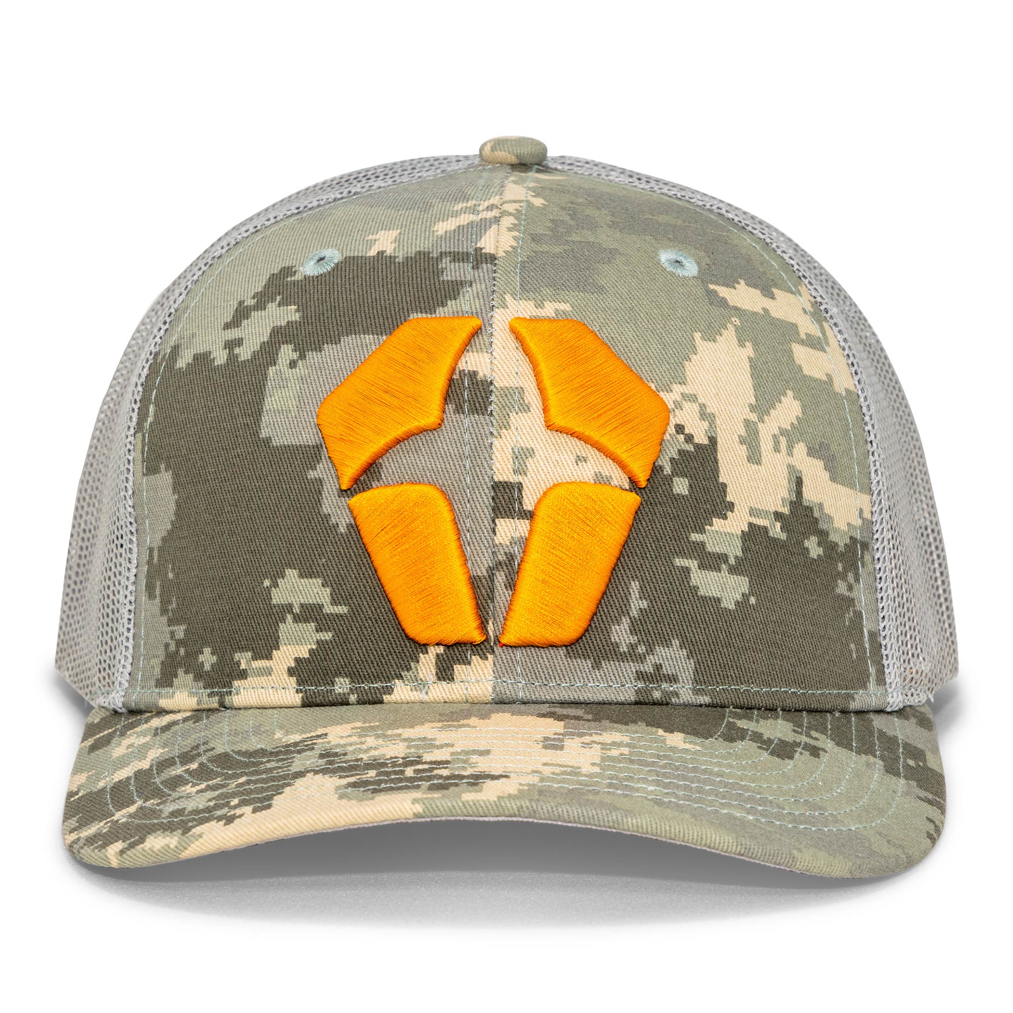 Tuna Coffin Trucker - Digi Camo & Orange - Image 2