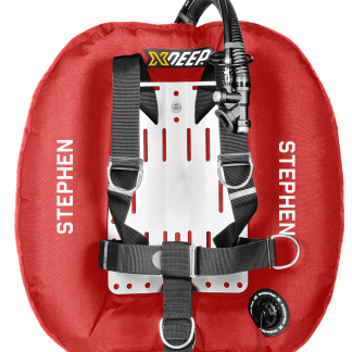 Xdeep - Custom Hydros Double Tank BC System - 40LB Bladder