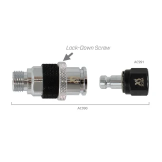 2nd Stage Hose QD Brass-Male