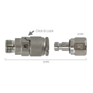 XS Scuba - Stainless 2nd Stage Quick Disconnect