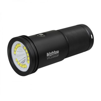 Big Blue -  10000 Lumen Wide Beam + 1300 Lumen Spot Beam - Black
