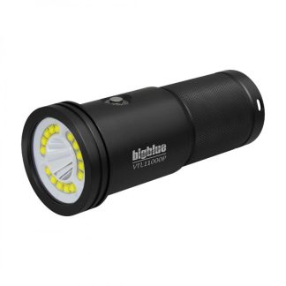 Big Blue -  11000 Lumen Wide Beam + 1300 Lumen Spot Beam - Black