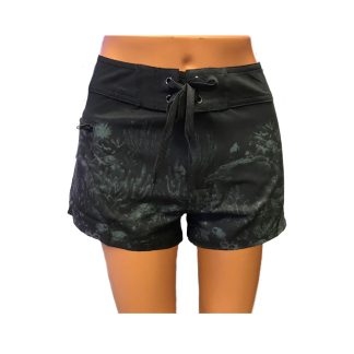 Sea Fear - Women’s Black Coral Board Shorts