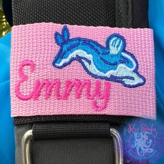 Blue Nudibranch Personalized Bcd Tag