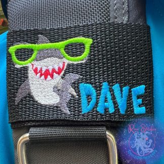 Cool Hammerhead Shark Personalized BCD Tag