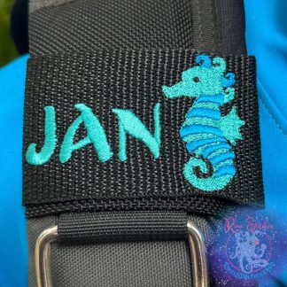 Cute Seahorse Personalized BCD Tag