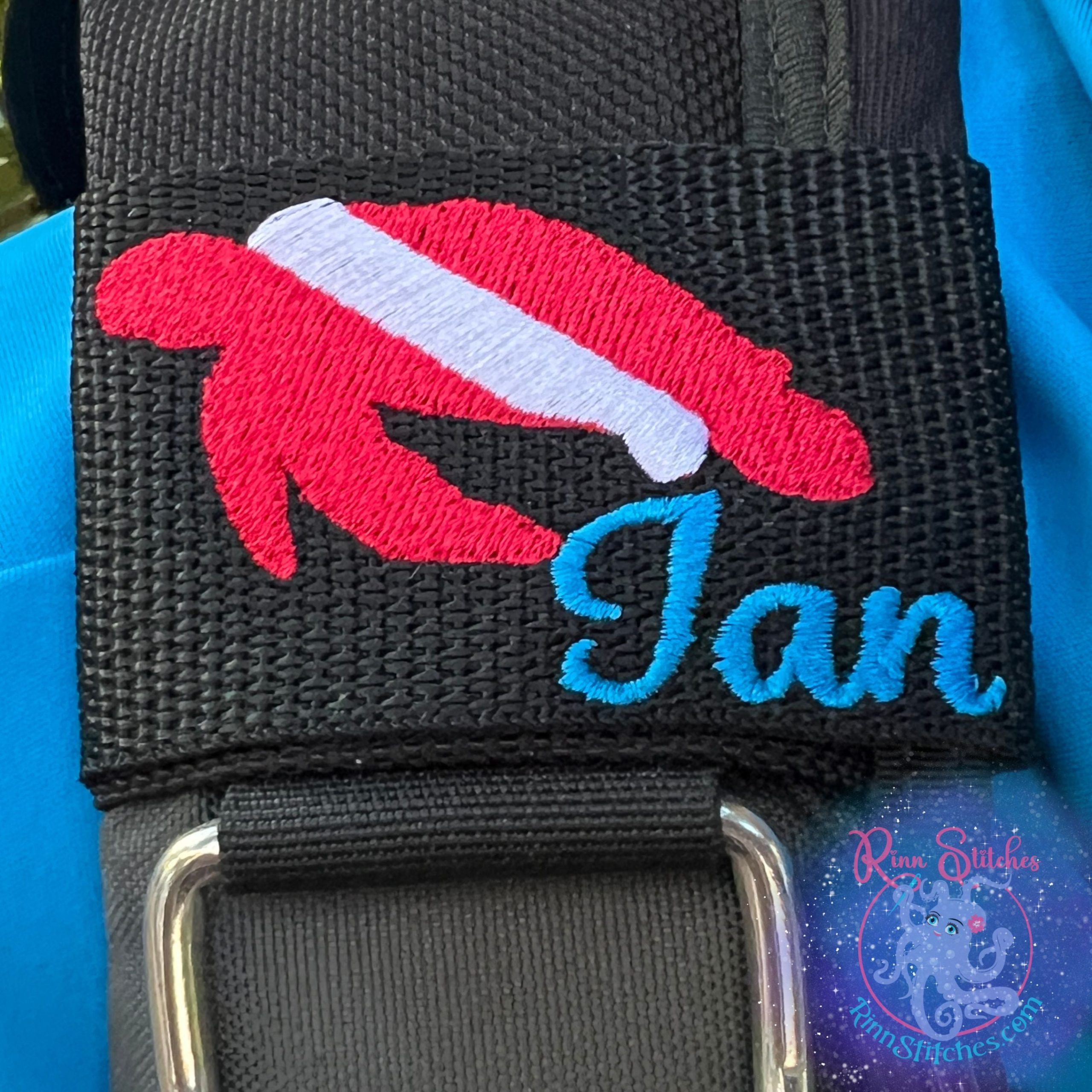 Dive Flag Sea Turtle Personalized Bcd Tag