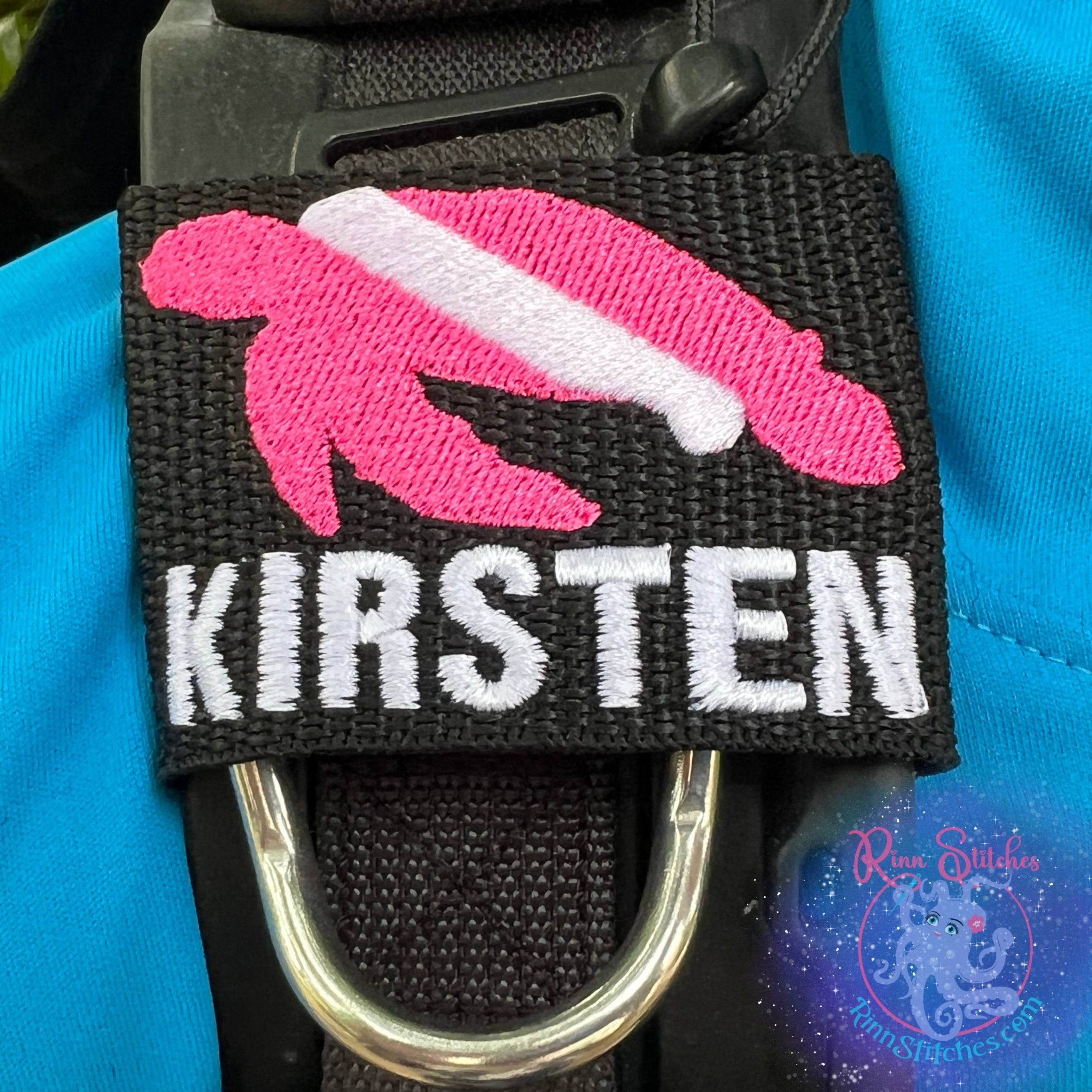 Dive Flag Sea Turtle Personalized Bcd Tag - Image 2