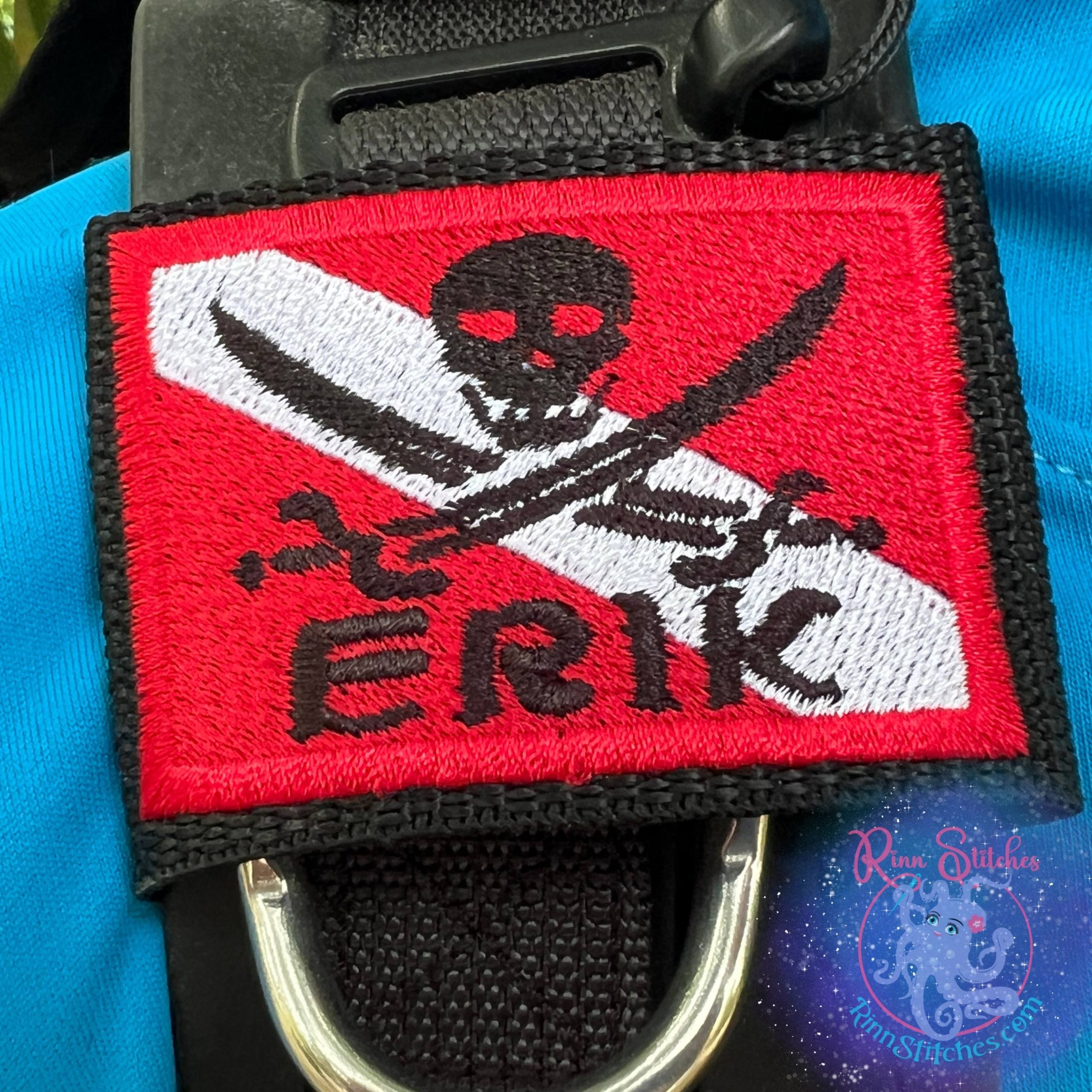 Pirate Dive Flag Personalized Bcd Tag - Image 13