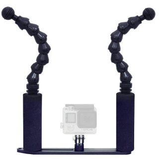 Big Blue - GoPro Flexible Double-Arm Camera Tray