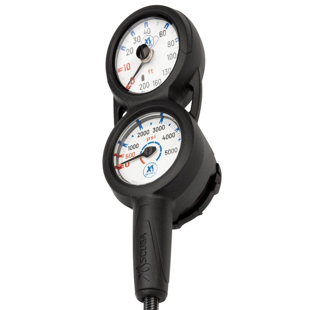 XS Scuba - QuikVu Console - Pressure, Depth & Compass - 3 Gauge