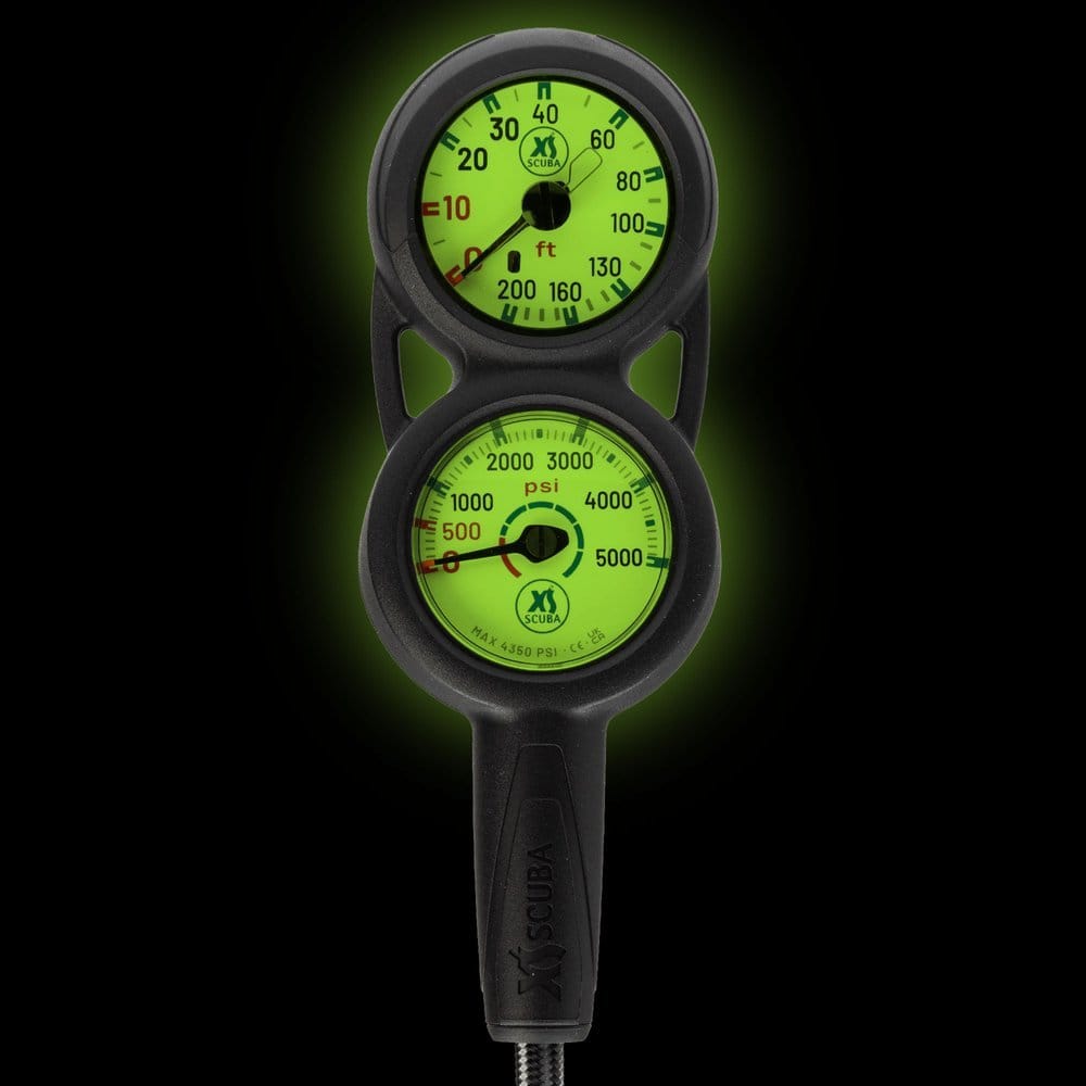 XS Scuba - QuikVu Console - Pressure, Depth & Compass - 3 Gauge - Image 5