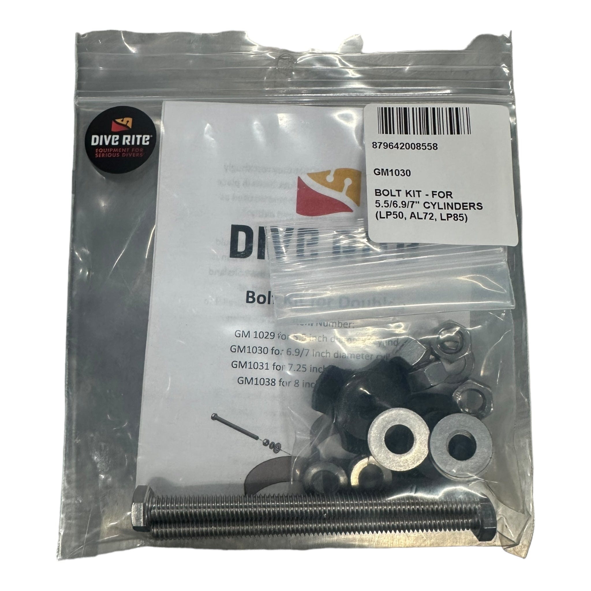 Dive Rite - Bolt Kit For Doubles Tank Bands - Image 2