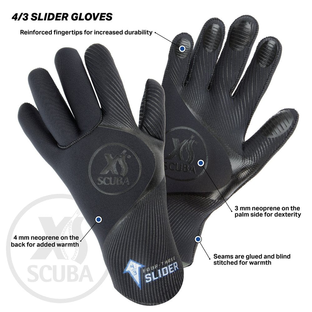 XS Scuba - 4/3 Slider Gloves - Image 2