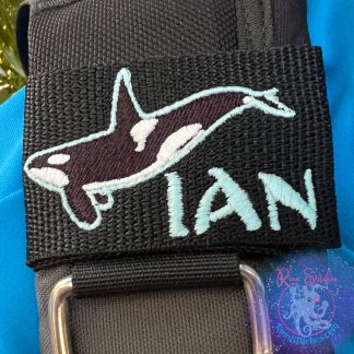 Glow in the Dark Personalized Orca BCD Tag