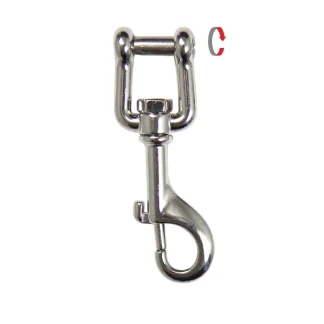 4.0" SS Shackle Bolt Snap