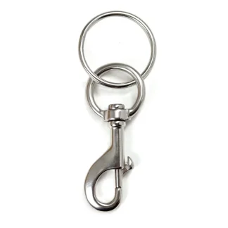 4.75" SS Bolt Snap w 1.75 Ring
