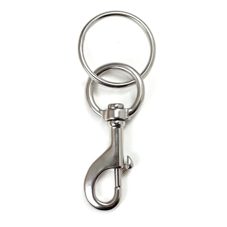 4.75" SS Bolt Snap w 1.75 Ring