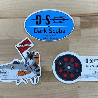 Dark Scuba Sticker 3 Pack