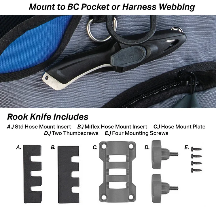 Rook SS Knife & Mounting Acces - Image 6
