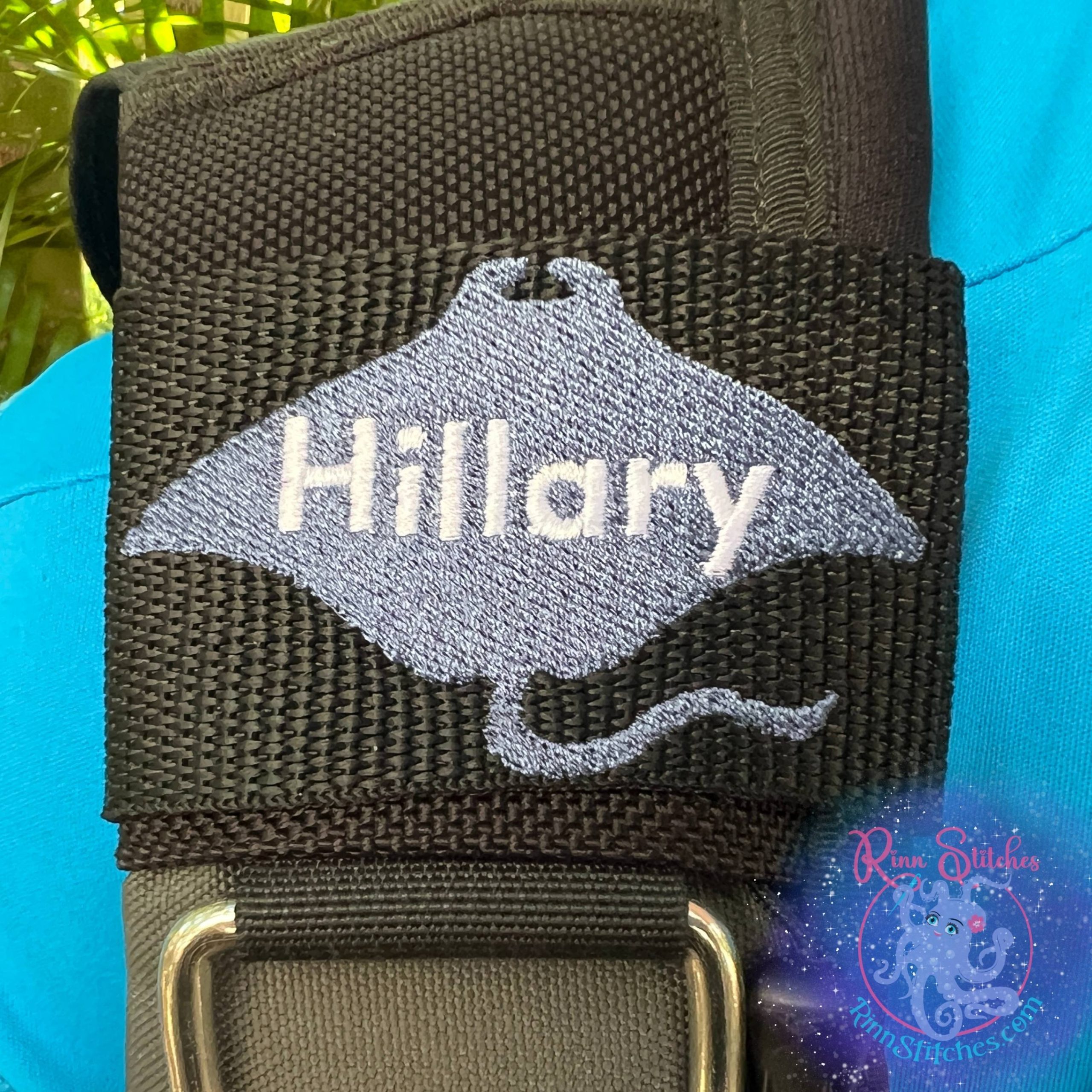 Manta Ray Silhouette Personalized BCD Tag - Image 13