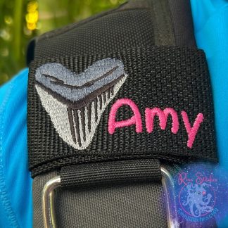 Megalodon Shark Tooth Personalized BCD ID Tag