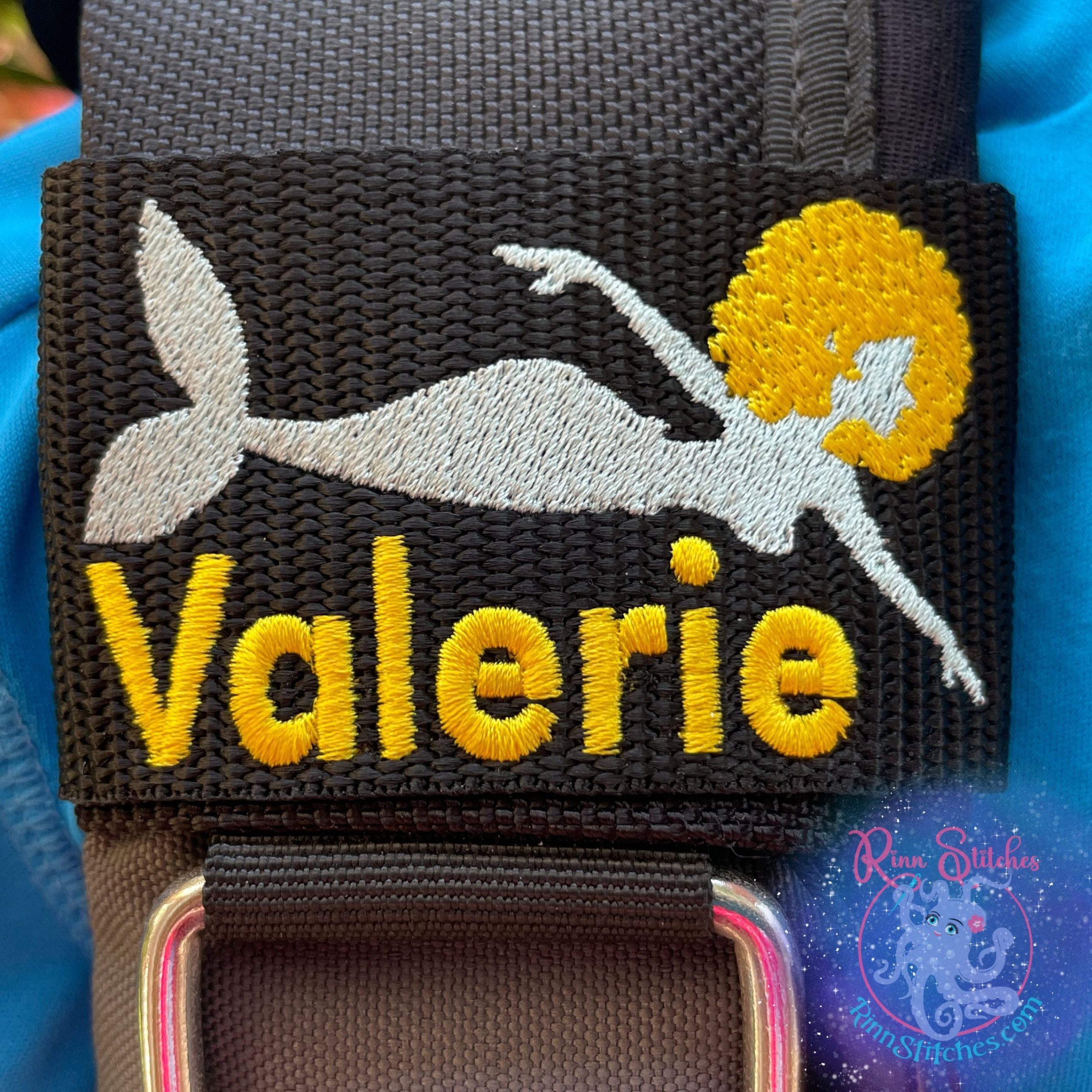 Afro Mermaid Personalized BCD Tag - Image 2