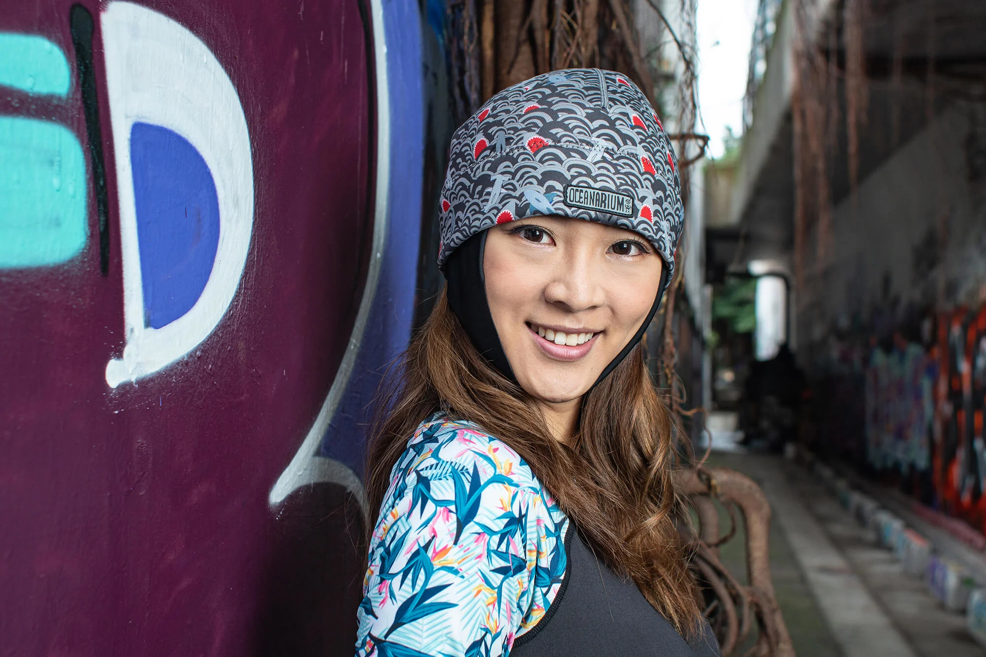 Sharks Neoprene Beanie ( Grey ) - Image 4