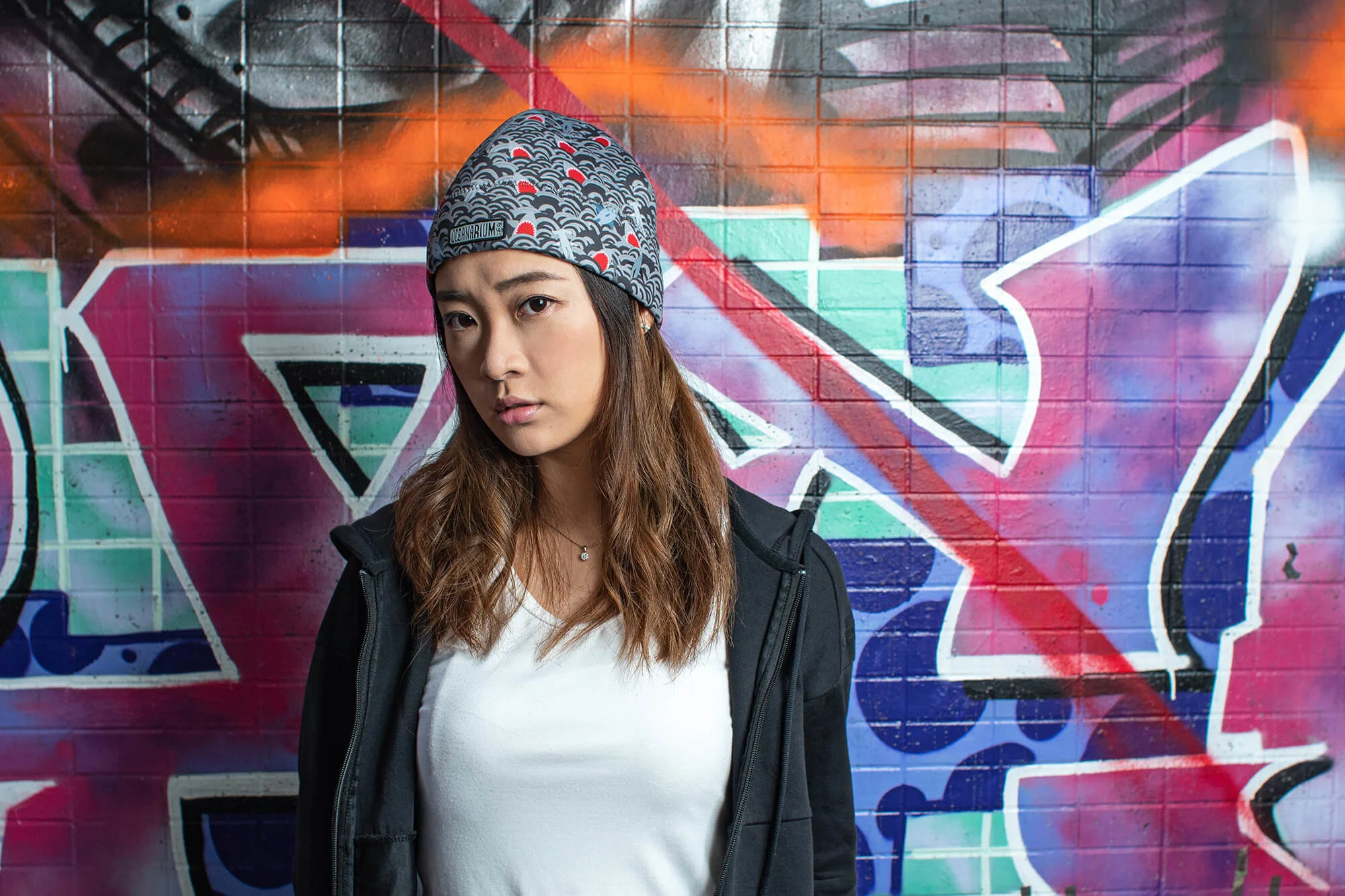 Sharks Neoprene Beanie ( Grey ) - Image 5