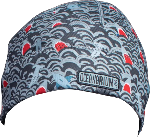 Sharks Neoprene Beanie ( Grey )