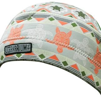 Sea Turtle Neoprene Beanie ( Green )